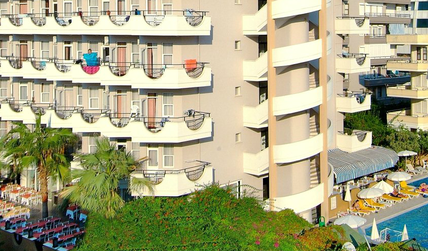 Hedef Kleopatra Golden Sun Hotell Alanya Eksteriør bilde
